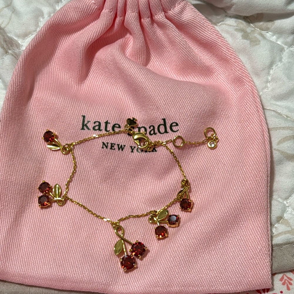 Kate spade cherry bracelet